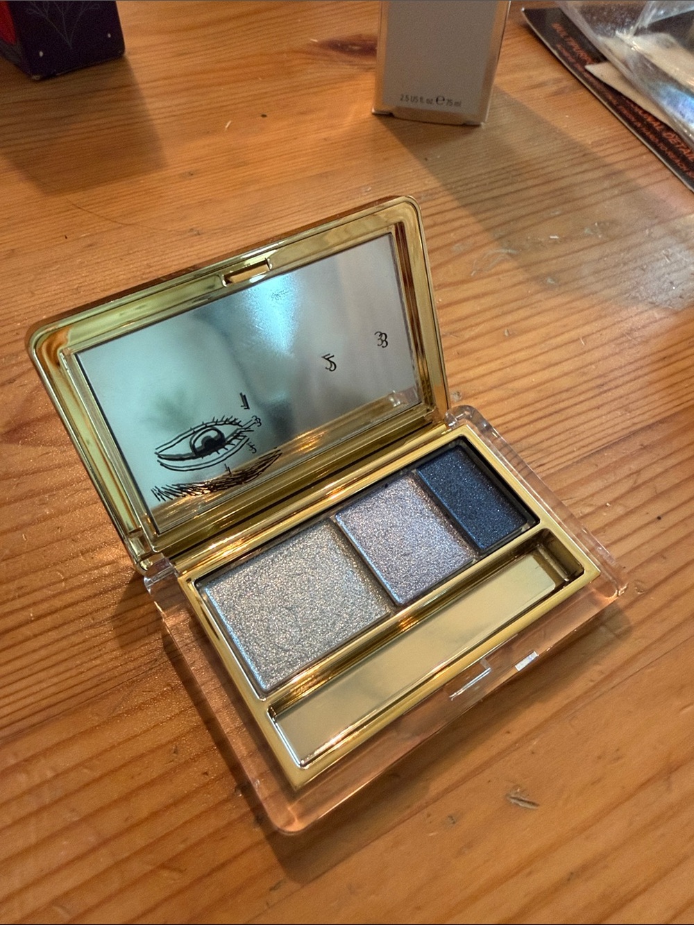 Estee Lauder Pure Color Instant EyeShadow Trio Artic Zinc 02 No Applicator